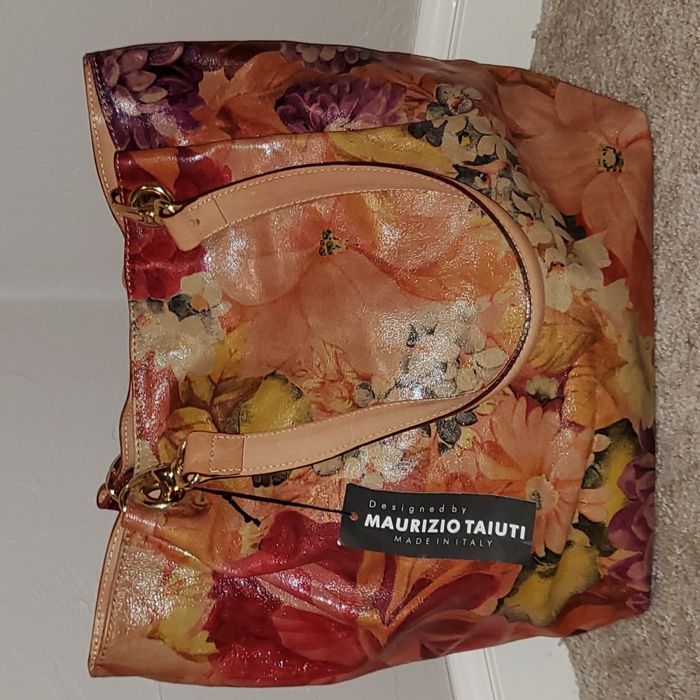 Floral Maurizio Taiuti Purse (made in Italy) Style 15533